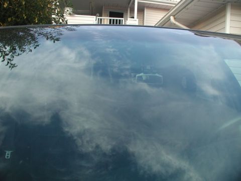 2002 Pontiac Grand Prix - A bad picture showing how you can barely see the camera.