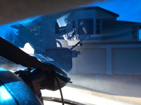 2002 Pontiac Grand Prix - Old camera mount removed.