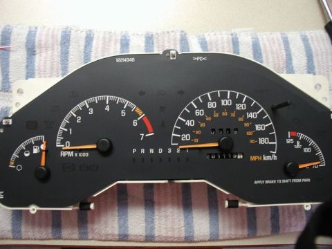 2002 Pontiac Grand Prix - Note where the needles are positioned.