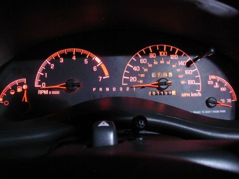 2002 Pontiac Grand Prix - A couple of night shots (dome light on in the right).