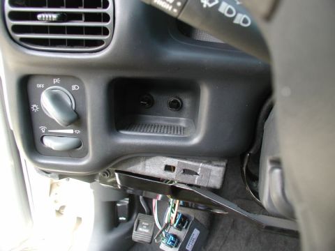 2002 Pontiac Grand Prix - Dash trim panel back in place and switch tested.