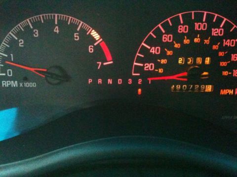 2002 Pontiac Grand Prix - Driving home I had this happen; left side of the cluster went out.