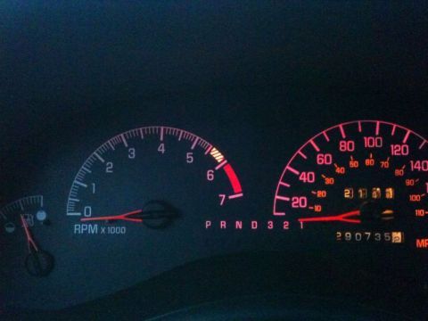 2002 Pontiac Grand Prix - Driving home I had this happen; left side of the cluster went out.