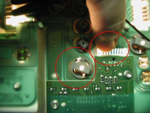 2002 Pontiac Grand Prix - .Problem #1: when I press in this spot, the light next to my finger comes back on.