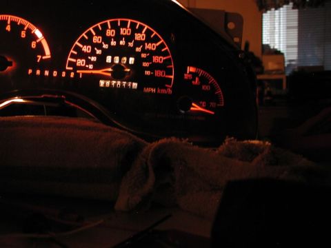 2002 Pontiac Grand Prix - I tried two different LED bulbs where the temp gauge is; neither were as good as a regular bulb.