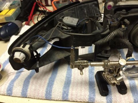 2002 Pontiac Grand Prix - Diode (1N4006) installed on the front 194 blue wire.