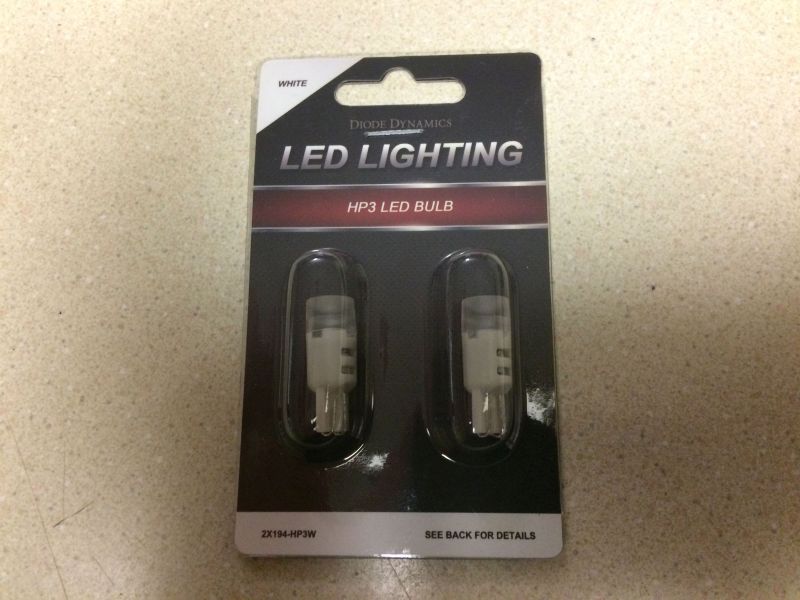 Package of Diode Dynamics HP3 LED bulbs