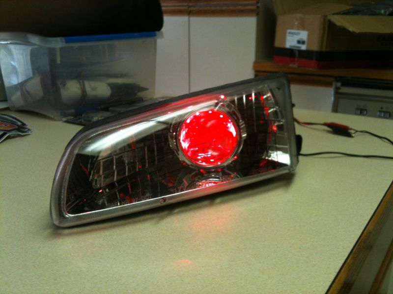 I had red LED's (Demon Eyes) installed for fun.