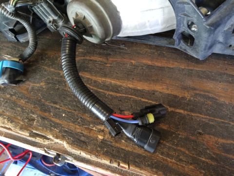 2002 Pontiac Grand Prix - Left headlight wiring.