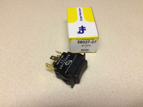2002 Pontiac Grand Prix - Cole Hersee #58027-07, DPDT, on/off/onrocker switch. The SPDT version is #58027-03.