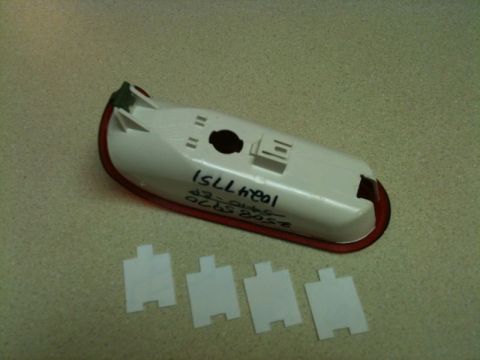 2002 Pontiac Grand Prix - These will sit on the housing and hold the LED's. The tabs will keep them in place.