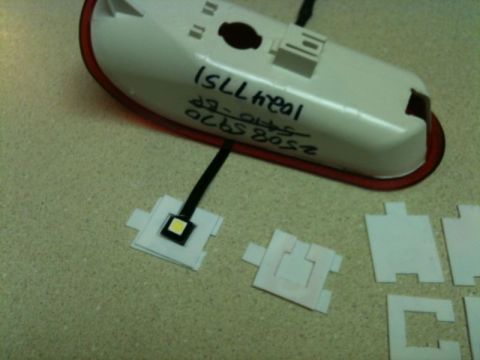 2002 Pontiac Grand Prix - The notch is to let the ribbon cable pass through.
