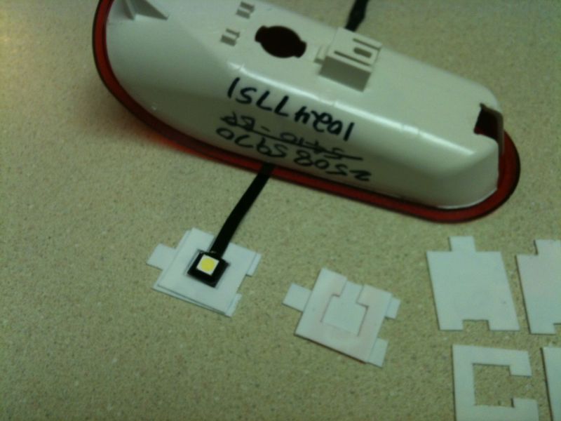 The notch is to let the ribbon cable pass through.