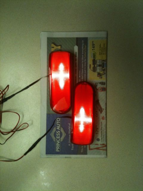 2002 Pontiac Grand Prix - The brightness of the LED creates this "cross". I suspect this will bother me.