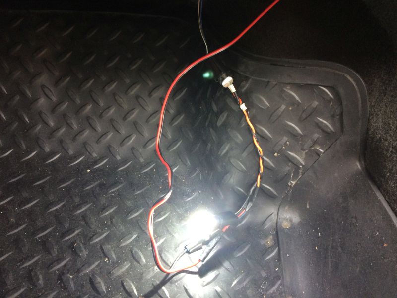 Front doors wired. I made a 194 adapter harness that plugs into the dome light socket; didn't feel like hacking the wiring.