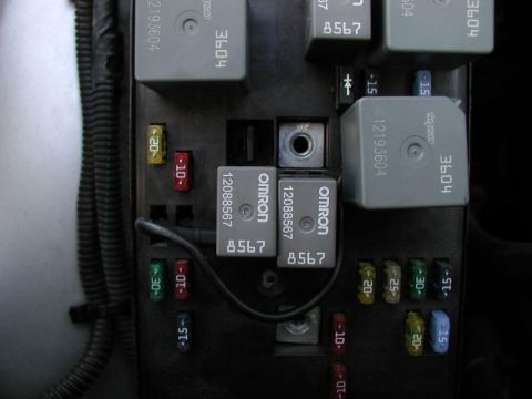 2002 Pontiac Grand Prix - Re-install relay #17. Remove relay #11 and attach the other end of the wire to terminal #86 and re-install.