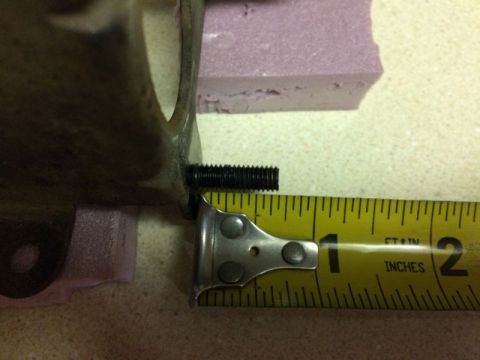 2002 Pontiac Grand Prix - One inch of extension.