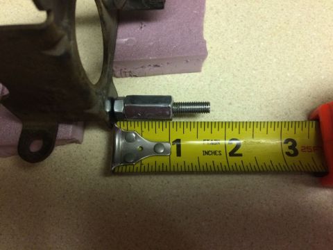 2002 Pontiac Grand Prix - One inch of extension.