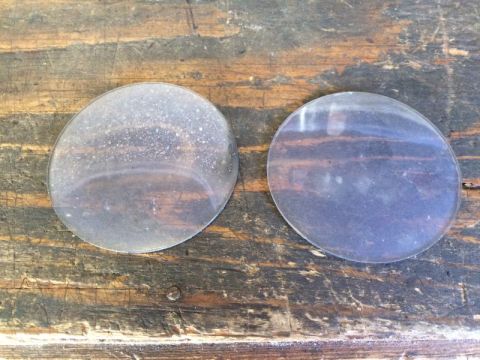 2002 Pontiac Grand Prix - Removed both protective lenses. They keep peeling back and I'm tired of replacing them.