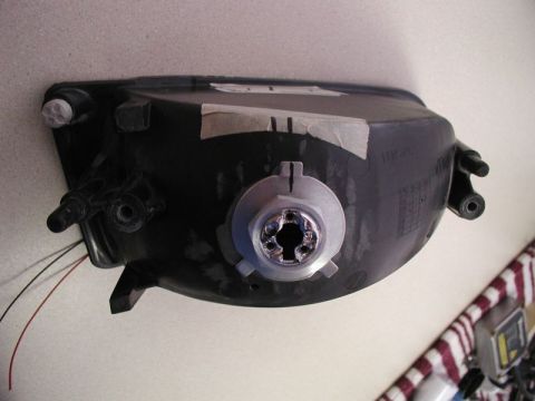 2002 Pontiac Grand Prix - Test fit of the projector.