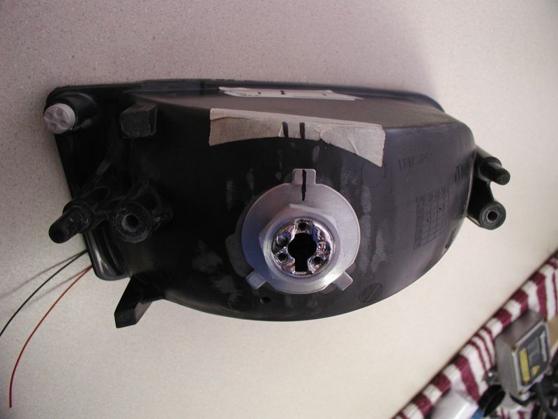 Test fit of the projector.