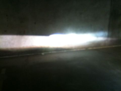 2002 Pontiac Grand Prix - In car test; confirmed to be tilting low to the right and angled to far to the right.