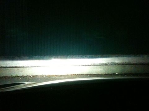 2002 Pontiac Grand Prix - Beam pattern; the drivers side is a little off in the rotation.