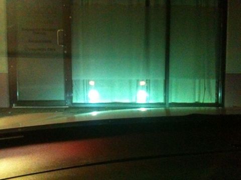 2002 Pontiac Grand Prix - Reflection of fog lights.