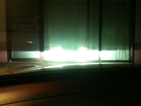 2002 Pontiac Grand Prix - Reflection of low beams and fogs.