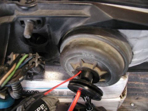 2002 Pontiac Grand Prix - The grommet keeps it in place.
