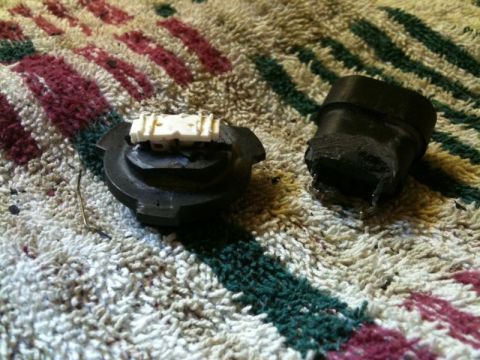 2002 Pontiac Grand Prix - Grind off the mounting base.