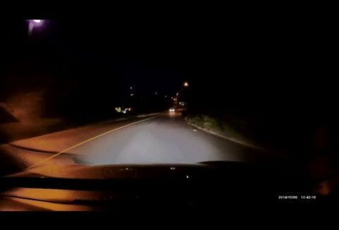 2002 Pontiac Grand Prix - Some night shots of the low beams.