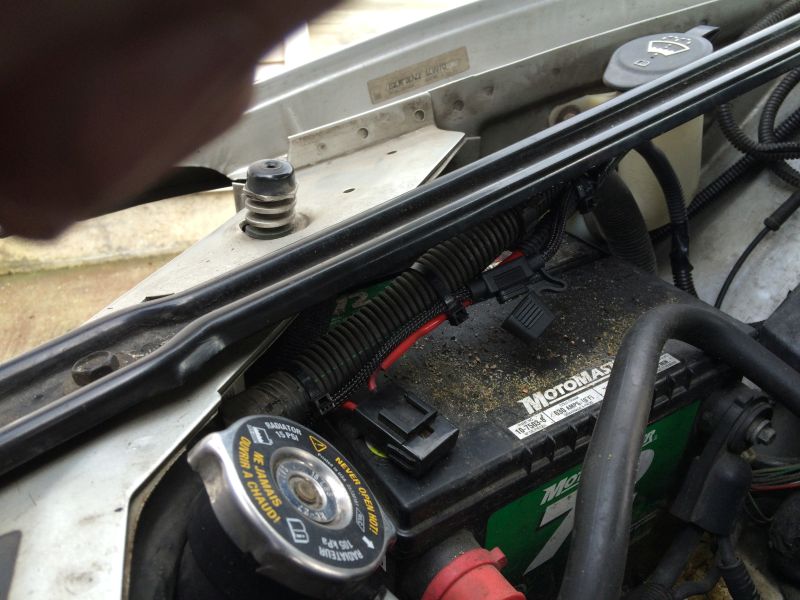 Power wire is the same as before.