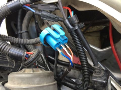 2002 Pontiac Grand Prix - The blue and brown wires needed to be swapped.