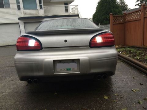 2002 Pontiac Grand Prix - Old HID on the left, new LED on the right.
