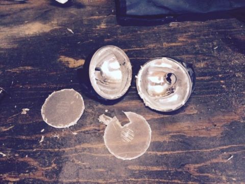 2002 Pontiac Grand Prix - Both lenses removed.