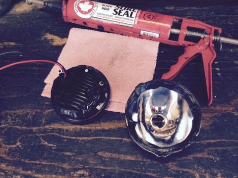2002 Pontiac Grand Prix - Apply your choice of adhesive to the back edgeof the LED light and the inside edge of the OE light. I put masking tape on the OE light to g…