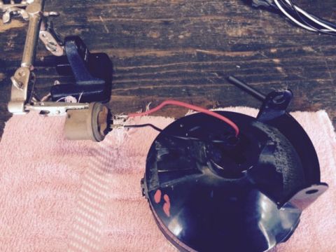 2002 Pontiac Grand Prix - Connect the base of an old 880 bulb to the wires of the LED light.