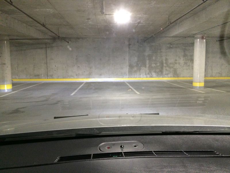 The LED beam is definatley not level.