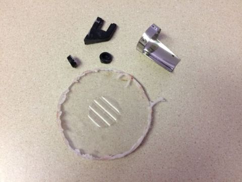 2002 Pontiac Grand Prix - All parts cut-off, as well as the bulb deflector from the factory light.