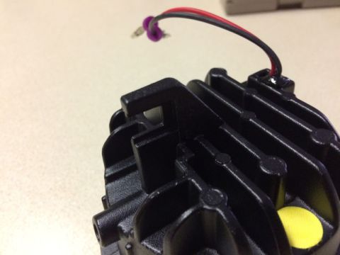 2002 Pontiac Grand Prix - Cut off the two side tabs and the two little knibs beside each tab, as well as the hook like piece on the rear.