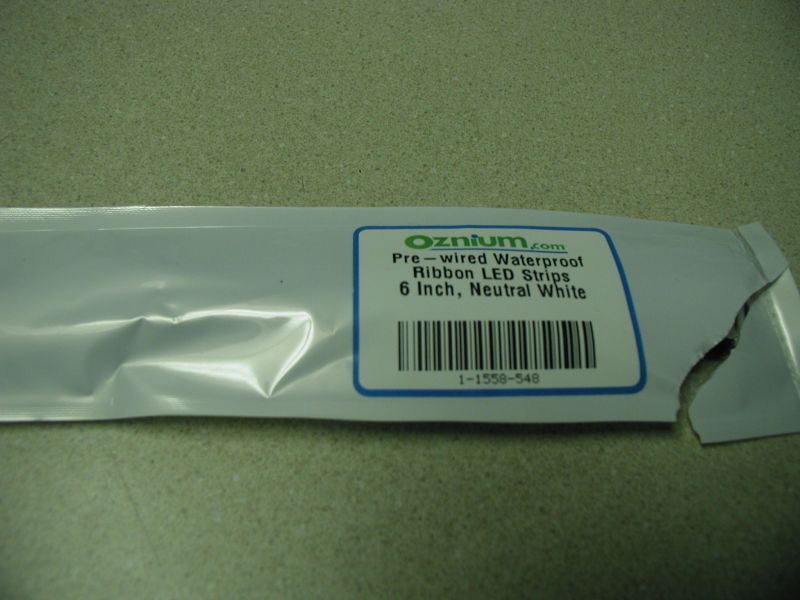 6" LED strip from Oznium.