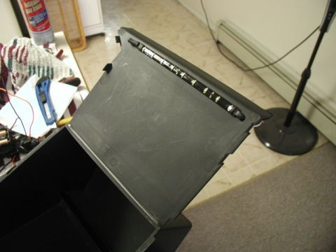 2002 Pontiac Grand Prix - Drilled a hole for the wries and attached the LED strip.