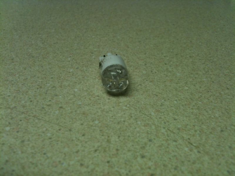 Old LED removed.