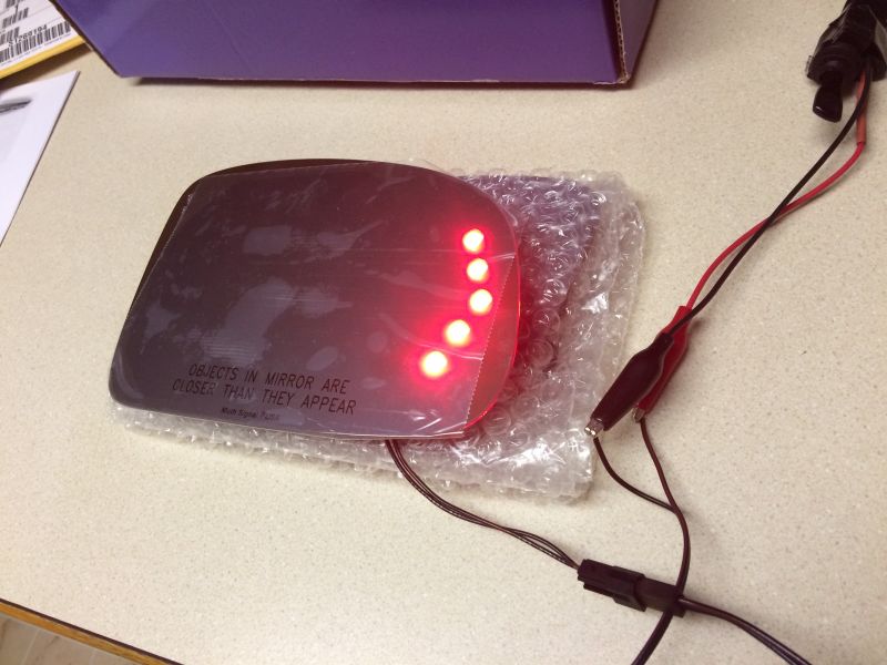 Muth signal mirrors, H-mod harness and Signal Mate's.