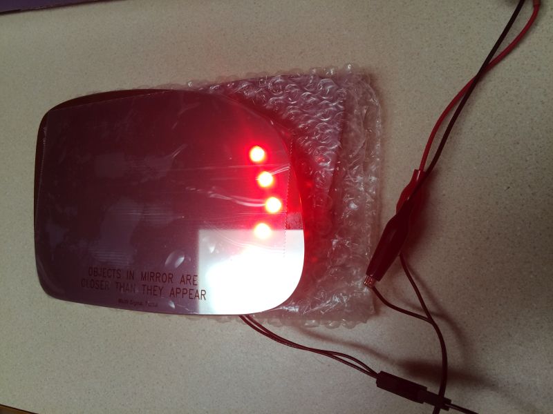 Muth signal mirrors, H-mod harness and Signal Mate's.