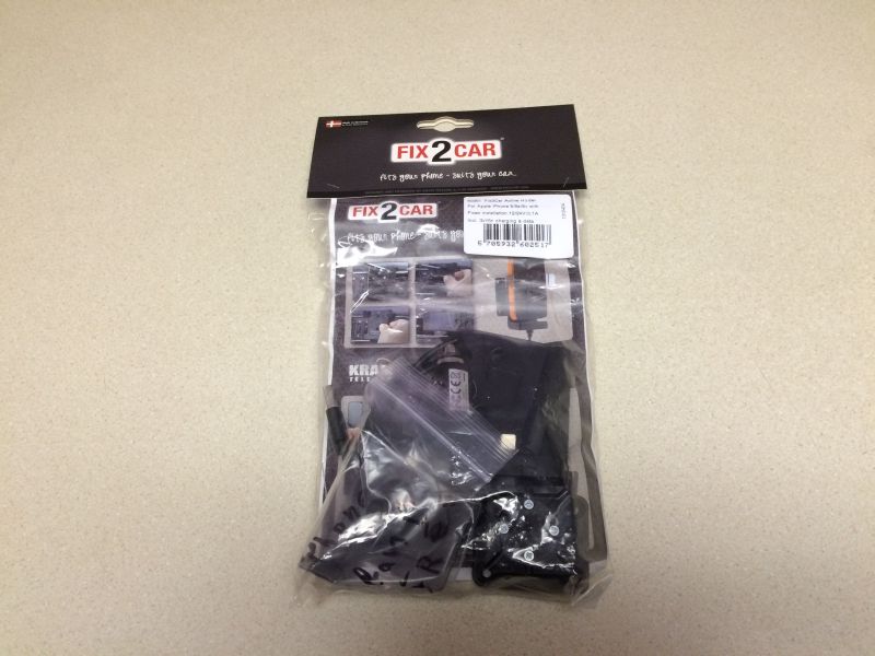 Retail packaging for a FIX2CAR phone mount