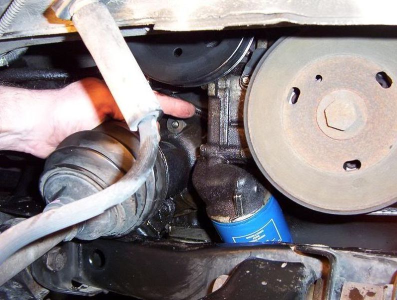 Images of where the factory oil pressure sender is.