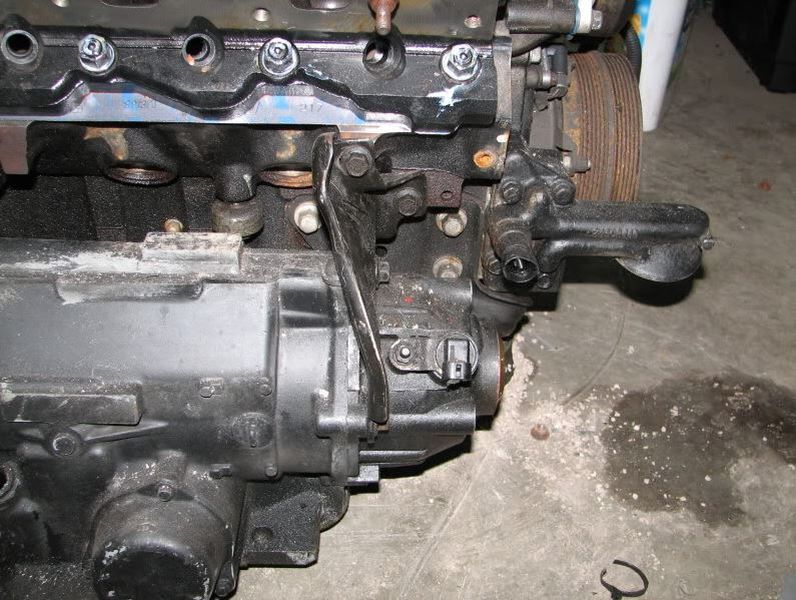 Images of where the factory oil pressure sender is.