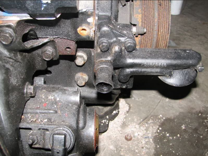 Images of where the factory oil pressure sender is.